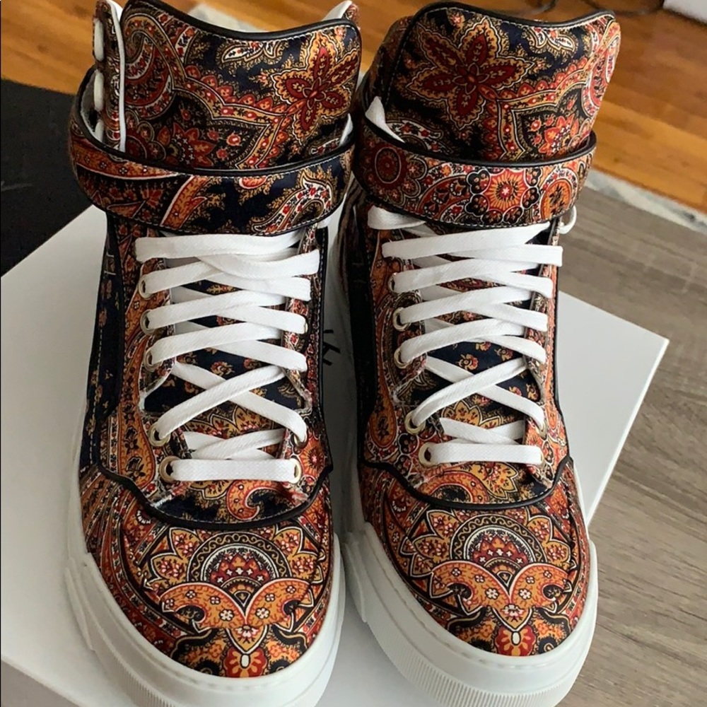 AUTHENTIC GIVENCHY TWILL SILK SNEAKERS